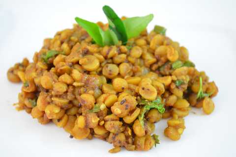 Chaana Dal et Fenugrec Recette de légumes Recette Indienne Traditionnelle
