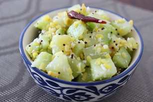 Chow Chow Moss Recette de frire de lentille – Toyota Squash et Moong Stirh Frire Recette Indienne Traditionnelle